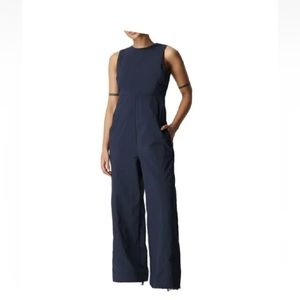 NWT Sweaty Betty Anthropologie Air Flow Jumpsuit Sleeveless Wide Leg Stretchy